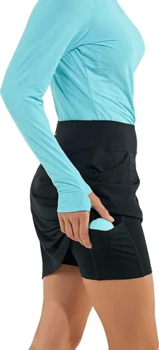 Vista 2 de Coolibar Falda pantalón corta de rendimiento UPF 50+ para mujer, protección solar