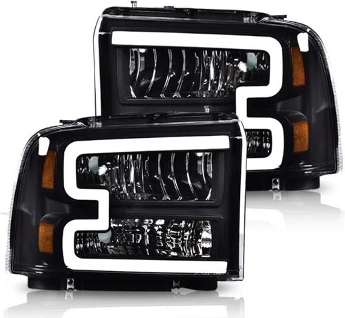 Vista 12 de GRAND ORANGE - Juego de faros delanteros, compatible con Ford F250 F350 F450 F550 1999-2004, para Ford Excursion 2000-2004, lado del conductor