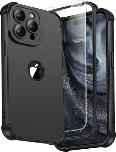 Vista 153 de ORETECH Funda para iPhone 11, con [2 protectores de pantalla de vidrio templado] [prueba de caídas de grado militar de 10 pies]