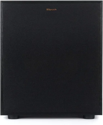 Vista 4 de Klipsch R-100SW Subwoofer de 10", graves increíblemente profundos y un amplificador totalmente digital, 14 5" x 12 5" x 16 4" Woofer de cobre
