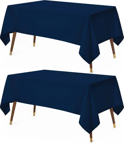 Vista 14 de Utopia Kitchen Mantel rectangular, 1 paquete, mantel lavable a máquina, mantel de poliéster para comedor, fiestas de bufé, pícnics, eventos, bodas