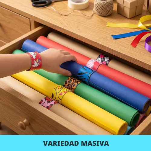 Vista 5 de LovesTown Pulseras para niños, 48 pulseras a presión para recuerdos