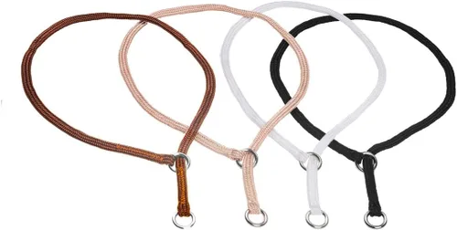 Vista 5 de Show Slip Collar – Collar de perro de conformación – Perfecto para cachorros pequeños a perros grandes – Collar de perro de diseño para el hogar