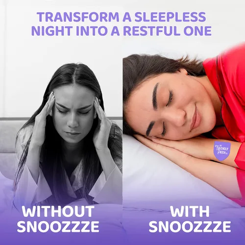 Vista 2 de Snooze Patches, The Friendly Patch Snooze Patch, 8 parches, parche esencial de viaje de bienestar