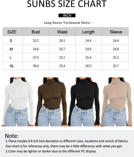 Vista 5 de Camisas de manga larga de cuello alto para mujer, 3 piezas, cuello alto, moda de otoño, 2023, ajuste delgado, ropa interior térmica de invierno