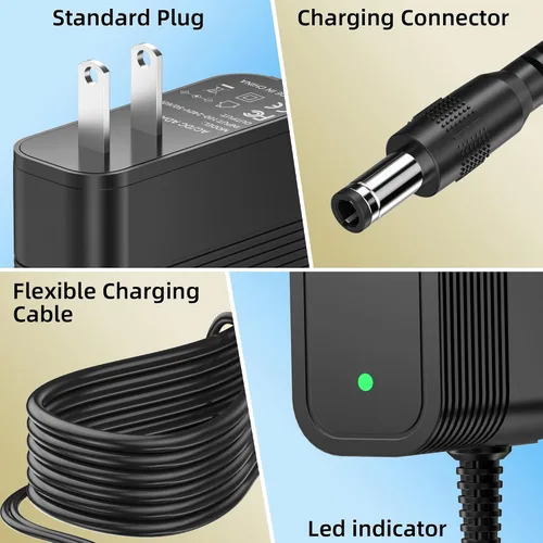 Vista 5 de Cargador de 5 V para teléfono Yealink T53W T54W T57W T46U MP54 MP56 T46S T48U Cable de alimentación compatible con Yealink IP Phones Adaptador