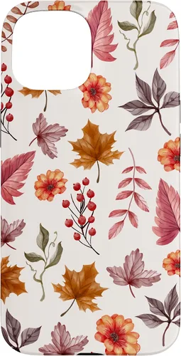Vista 6 de Halloween Pattern Fall Leaves Pattern - Autumn Season Case for iPhone 17