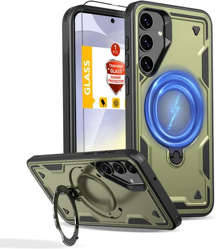 Vista 48 de Funda magnética para Google Pixel 9A compatible con cargador inalámbrico MagSafe, para Pixel 9A, funda de teléfono integrada de 360 °, con 2