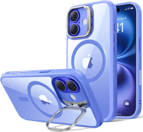 Vista 62 de ESR Funda para iPhone Air con soporte de almacenamiento, compatible con MagSafe, protección contra caídas de grado militar, funda magnética