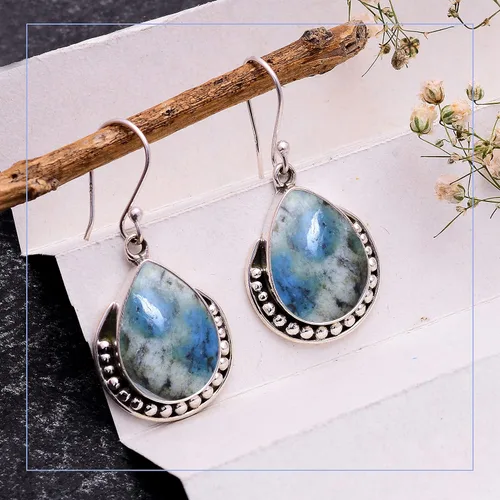 Vista 3 de Veracity Jewelry - Aretes de plata de ley con piedras preciosas para mujeres y niñas, regalo para su cumpleaños, aniversario, esposa, mamá, novia