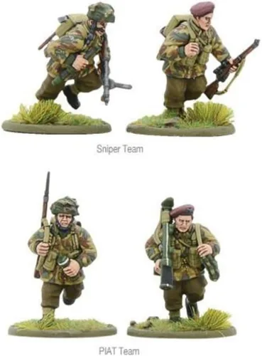 Vista 6 de Warlord Games Paracaidistas aliados aerotransportados británicos – Miniaturas de plástico a escala de 1.102 in para Bolt Action Miniaturas altamente