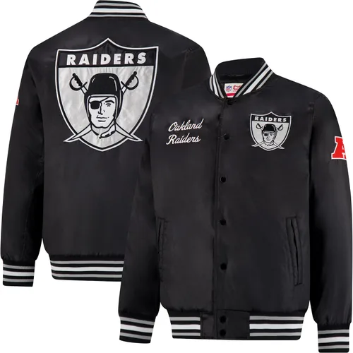 Vista 7 de Ultra Game Chaqueta de satén oficial de la NFL Supreme Heritage para hombre