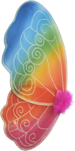 Vista 2 de Danballto Halloween Fairy Wings for Toddler Girls Birthday Party Favor