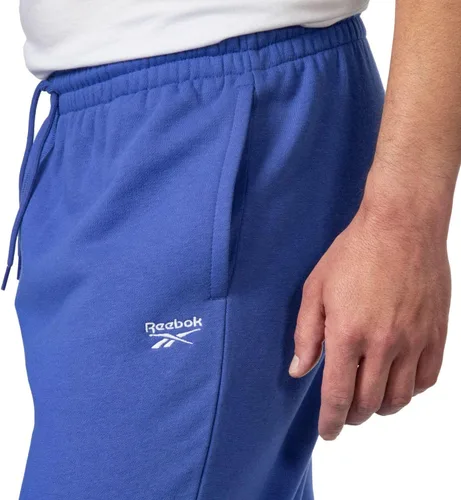 Vista 3 de Reebok Pantalones deportivos de forro polar para hombre Pantalones deportivos para hombre con bolsillos Pantalones deportivos para hombre