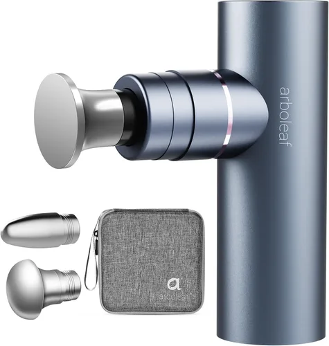 Vista 8 de arboleaf Pistola de masaje de tejido profundo con doble cabeza, masajeador portátil eléctrico de metal completo para espalda, hombros, dolores