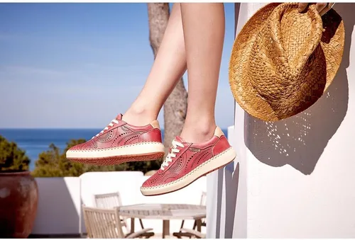 Vista 2 de PIKOLINOS Sneakers Cuero Mesina para Mujer Confetti