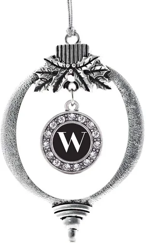 Vista 293 de Inspired Silver - Adorno de cromosoma 21 con dije de círculo de plata con joyas de circonita cúbica