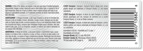 Vista 3 de Energizer Baterías industriales de litio, 123, paquete de 12 baterías, ELN123-12