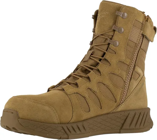 Vista 5 de Reebok Floatride Energy Botas tácticas para hombre de 6 pulgadas con cremallera lateral militar y táctica
