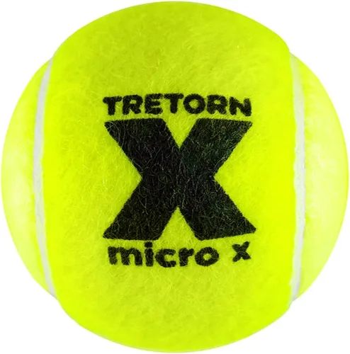 Vista 2 de TRETORN Micro-X (amarillo) Pelotas de tenis sin presión (bolsa de 72 bolas)