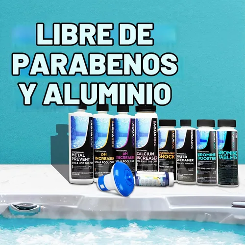 Vista 8 de Aquadoc Kit de iniciación de bromo para bañera de hidromasaje para spas, kit completo de mantenimiento de spa con tabletas de bromo y kit completo