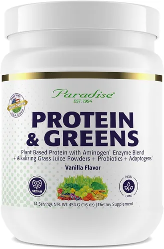 Vista 5 de Paradise Herbs Proteína de guisante en polvo, orgánica, keto, paleo, vegano, sin OMG, sin gluten, sin sabor, 15 porciones, 450 g (15.87 oz)