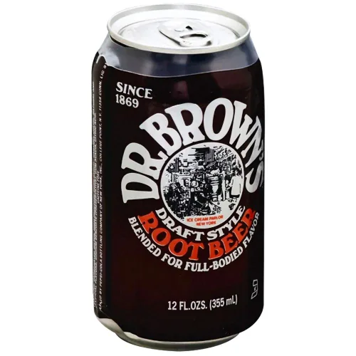 Vista 2 de Dr. Browns Soda, cerveza de raíz, lata de 12 onzas (paquete de 18, total de 216 onzas)