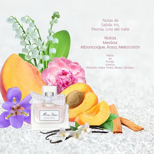 Vista 3 de Miss Dior Eau de Parfum Mini Splash para mujer, 0.17 onzas