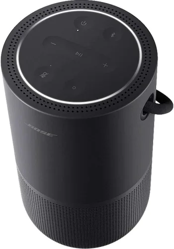Vista 2 de Bose Altavoz inteligente portátil: altavoz Bluetooth inalámbrico con control de voz Alexa integrado, color negro