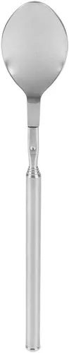 Vista 9 de Cuchara telescópica de acero inoxidable – Cuchara extensible de mango largo para barbacoa – Cucharas retráctiles para cocinar al aire libre