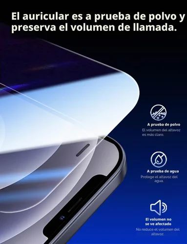 Vista 6 de MAGIC JOHN Paquete de 2 protectores de pantalla de vidrio templado para iPhone 12/iPhone 12 Pro de 6.1 pulgadas, instalación automática