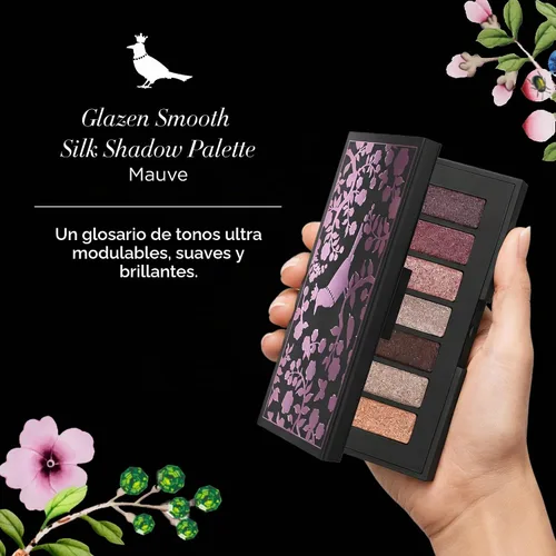 Vista 2 de butter LONDON Paleta de sombras de seda lisa Glazen Malvas