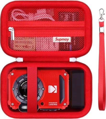 Vista 11 de Funda de transporte para cámara digital KODAK PIXPRO WPZ2, color negro Hard EVA Shell, Shockproof, Water Resistant, Scratch Resistant, Daily