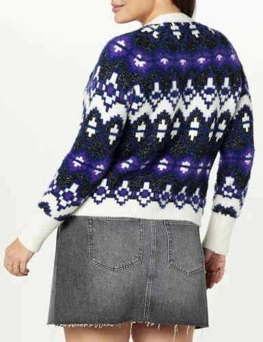 Vista 6 de The Drop Jersey Valeria Fairisle para mujer