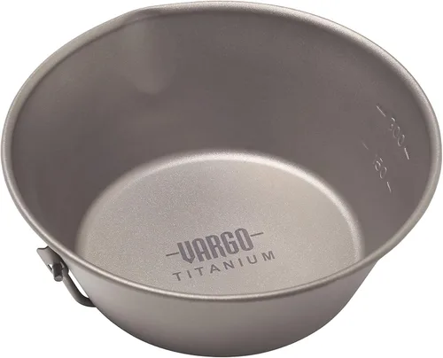 Vista 3 de Vargo Outdoors Titanium Sierra Cup 450 - Taza ultraligera y duradera para acampar y mochilero