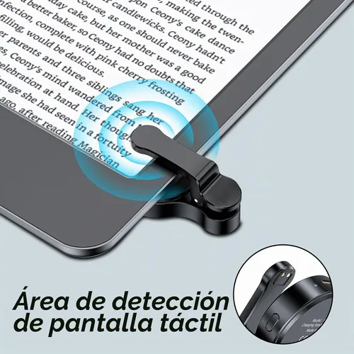 Vista 7 de Volteador de página con control remoto para Kindle Paperwhite, Oasis, Kobo eReaders, accesorios de volteador de página para Kindle, compatible