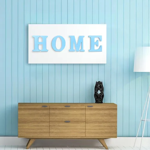 Vista 3 de AOCEAN - Letras de madera azul de 6 pulgadas, letras de madera sin terminar para decoración de pared, letras decorativas en pie, cortes de letras