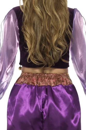Vista 5 de Smiffys Disfraz de princesa árabe para mujer, Morado
