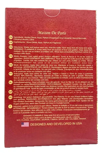 Vista 4 de Maison de Paris Colonia Unisex 3.4 onzas líquidas Eau de Parfum Spray