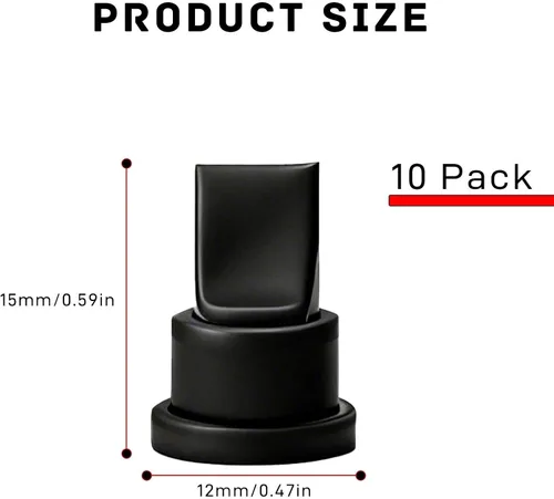 Vista 2 de Paquete de 10 válvulas de pico de pato de repuesto para piezas de válvula Sloan Flush Compatible con Flushmate Serie 503 y 504, válvula de retención