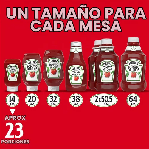 Vista 9 de Heinz Kétchup de tomate (botella de 14 oz/396.89 g)