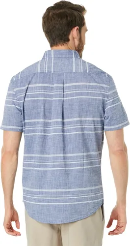 Vista 2 de U.S. Polo Assn. Camisa tejida de popelina flameada de manga corta