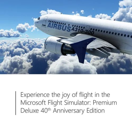 Vista 2 de Microsoft Flight Simulator 40 aniversario Premium Deluxe Xbox Series XS, Windows Código digital
