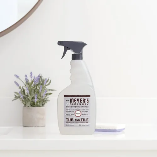 Vista 4 de MRS. MEYER'S CLEAN DAY Limpiador de tinas y azulejos, lavanda, 33 onzas líquidas