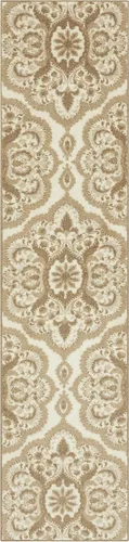 Vista 14 de Maples Rugs Vivian Medallion - Alfombra de área, fabricada en Estados Unidos, lavable, antideslizante, alfombra de interior para cocina, entrada