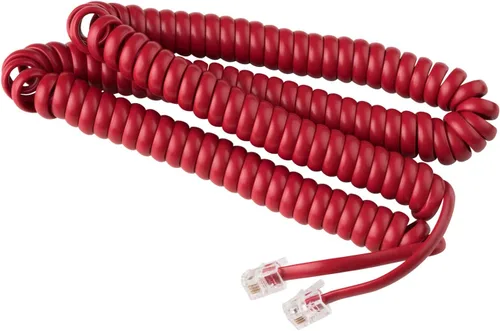 Vista 12 de iSoHo Phones: Cable de teléfono para teléfono fijo – sin problemas, cable de línea terrestre rizado para teléfono – fácil de usar + excelente Negro