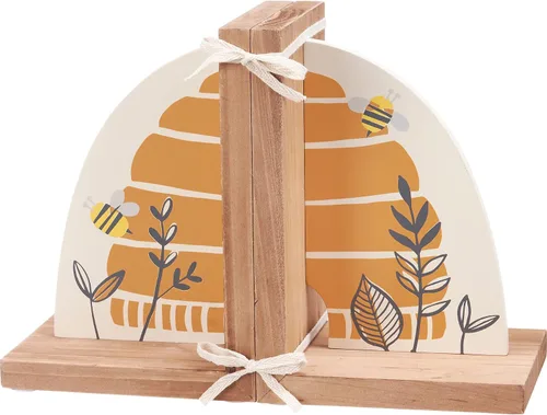 Vista 5 de Primitives by Kathy Sujetalibros decorativos Bee Skep
