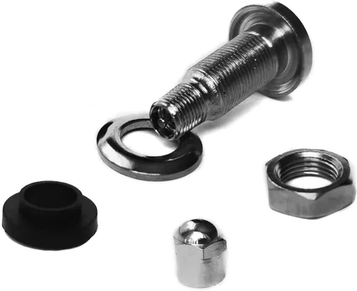 Vista 5 de TR-416-S Vástago de válvula metálico de una pulgada para montaje exterior (paquete de 4)