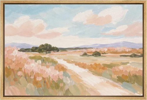 Vista 22 de SIGNFORD Lienzo Enmarcado Impresión Arte de Pared Océano Pastel Luz del Sol Puesta de Sol Horizonte Naturaleza Vida Silvestre Ilustraciones Arte