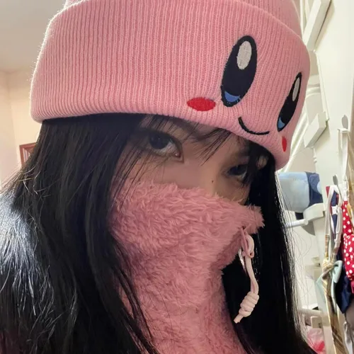 Vista 4 de Kirby - Gorro de punto para mujer diseño de gorrita